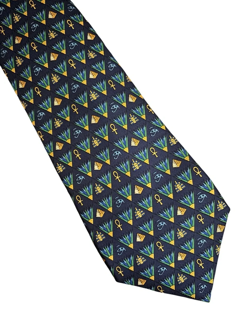 HERMÈS silk tie